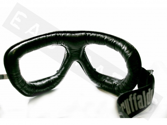 Helmet Goggles BARUFFALDI Supercompetition Leather Black